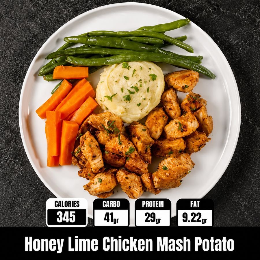 Honey Lime Chicken Mash Potato