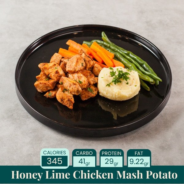 Honey Lime Chicken with Mash Potato — Healthy Friends best seller