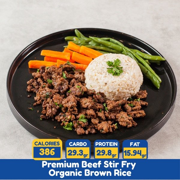 Premium Beef Stir Fry with Organic Brown Rice — Protein Pals best seller