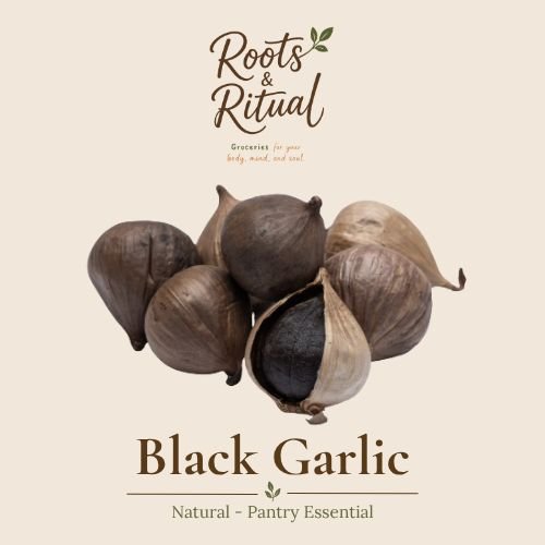 Fermented black garlic