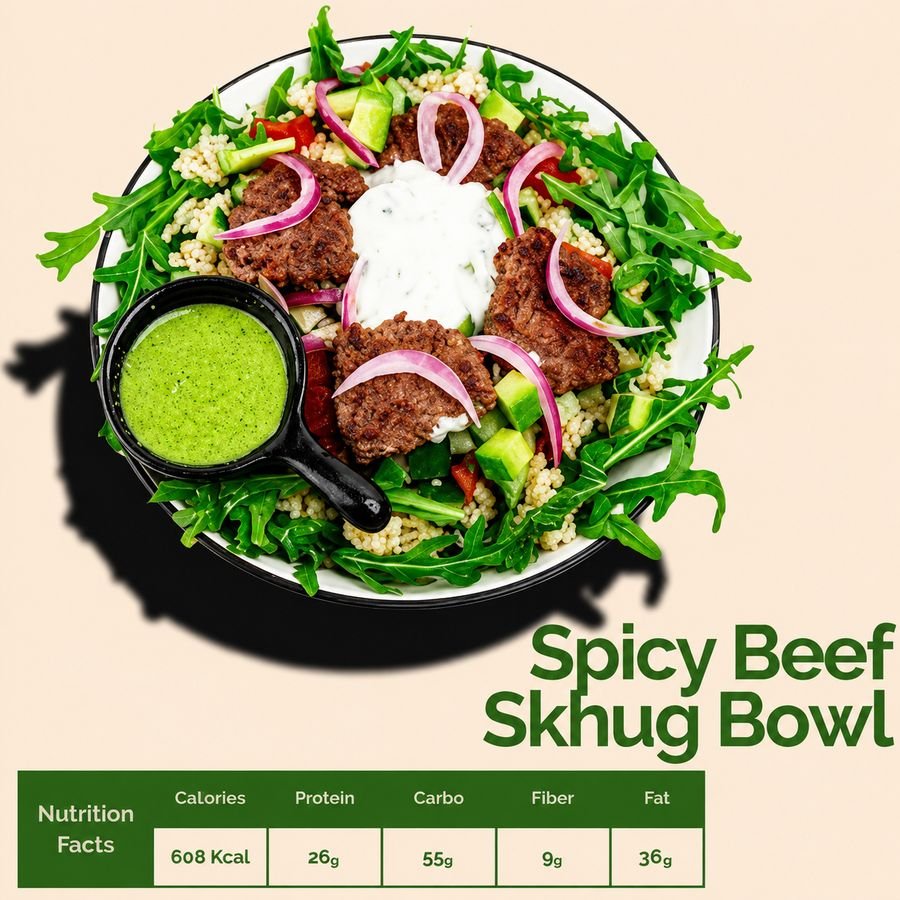 Spicy Beef Skhug Bowl