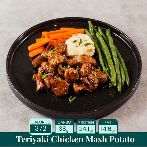 Teriyaki Chicken with Mash Potato — Healthy Friends best seller